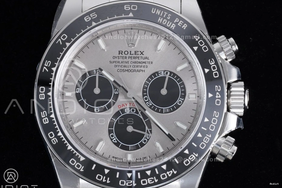 Gray Edition 126519 V2 Daytona on 1:1 VSF VS4131 Oysterflex (Weighted) Best Strap Dial Black 1124